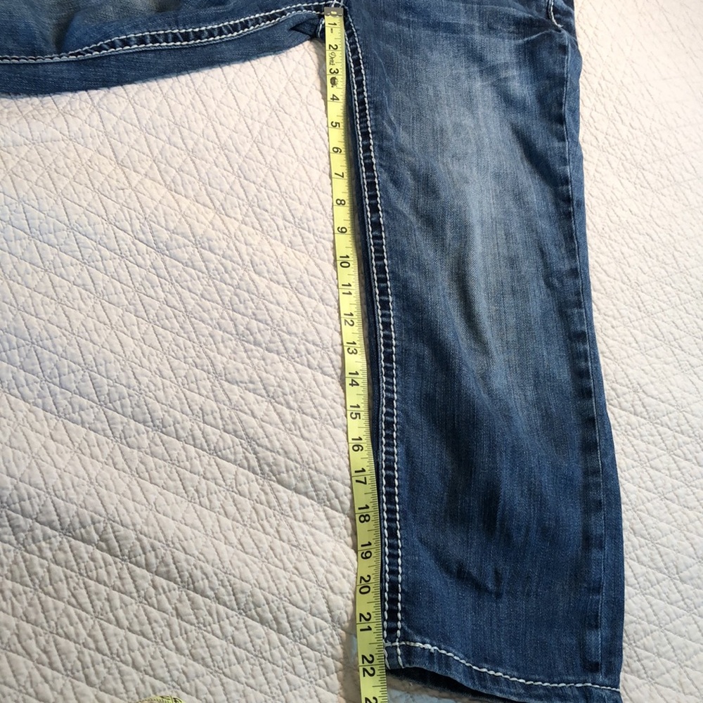 Denim Couture Smith denim stretch bling jeans, sz7 - Picture 9 of 14